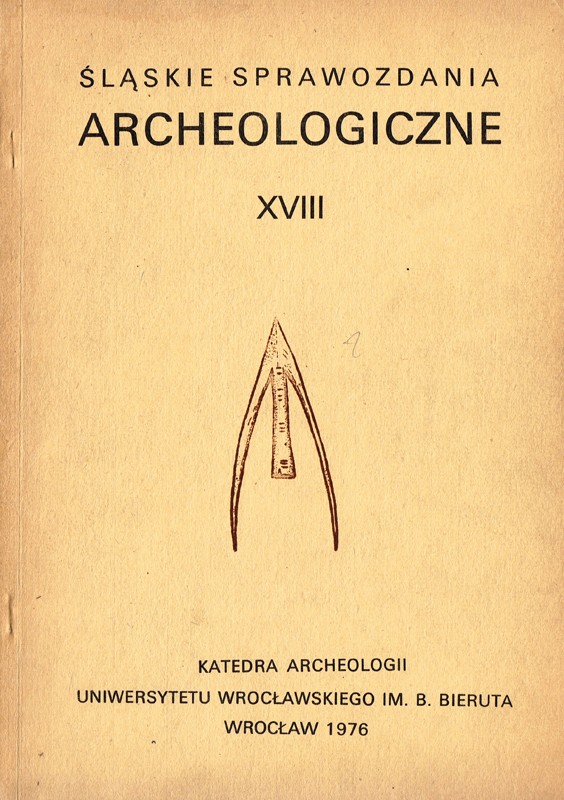 Śląskie Sprawozdania Archeologiczne XVIII