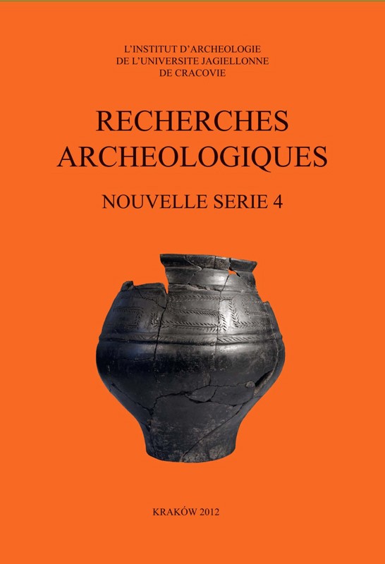 Recherches Archéologiques. NS 4