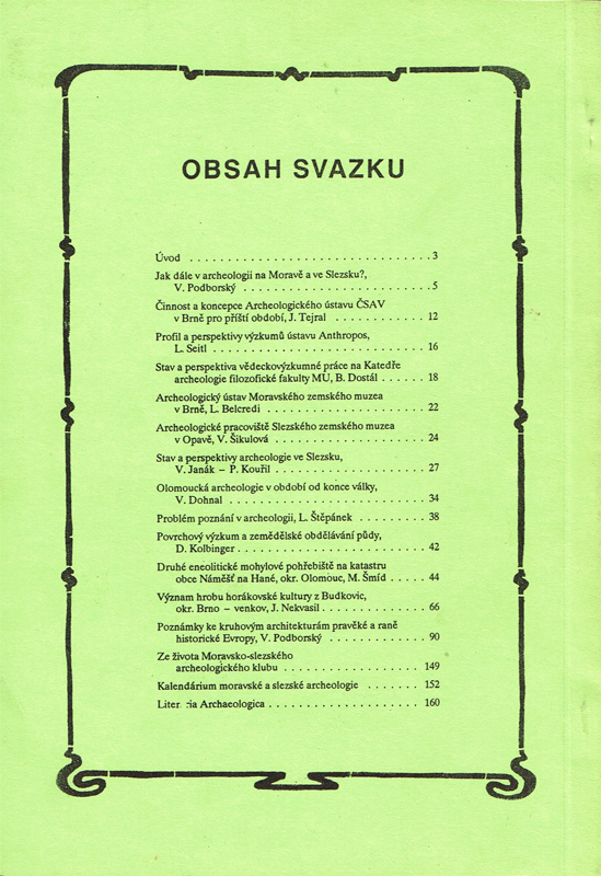 Pravěk Nová řada 1991/1