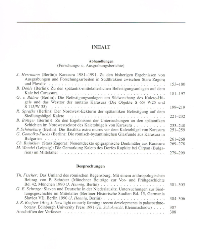Zeitschrift für Archäologie 26/2 (1992)